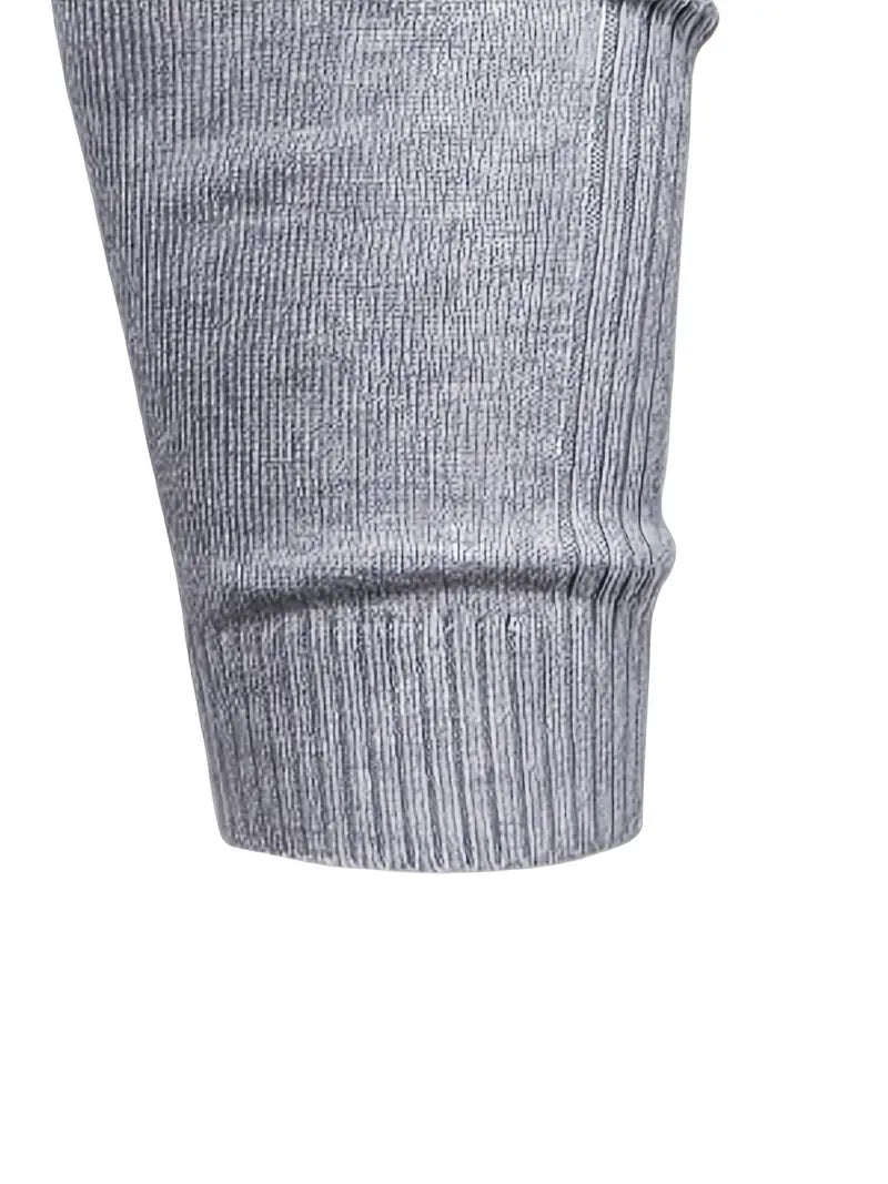 Pull homme – Col roulé – Coupe slim – Maille douce – Manches longues casual chic