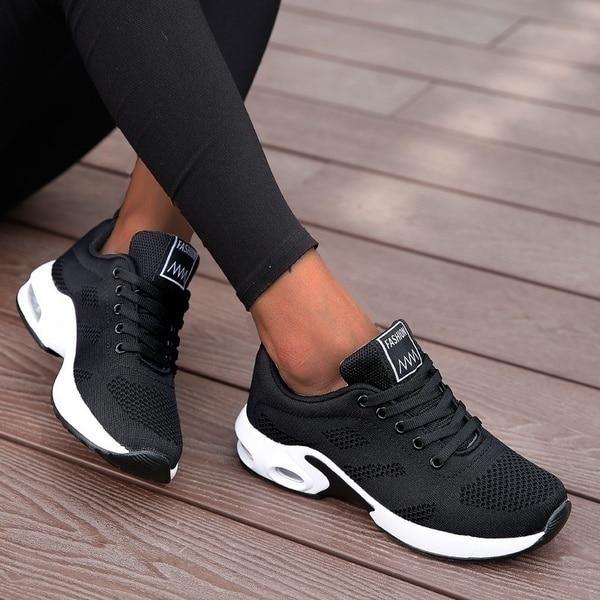 Chaussures de marche femme – Orthopédiques – Mesh respirant – Semelle amortissante