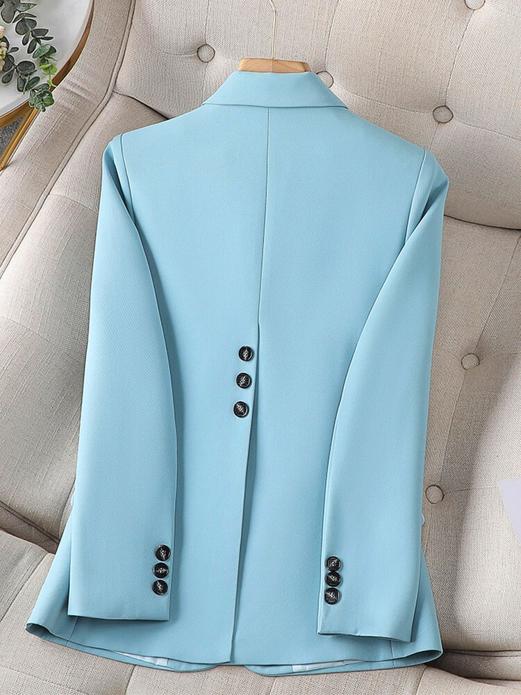 Blazer femme – Coupe slim structurée – Boutonnage simple – Style professionnel