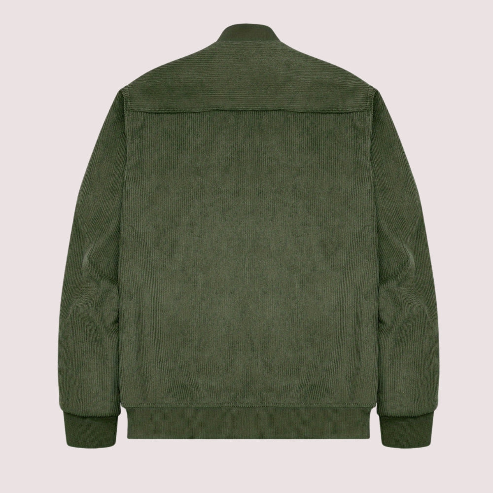 Blouson Baseball en Velours Côtelé pour Homme, Bomber Léger et Élégant