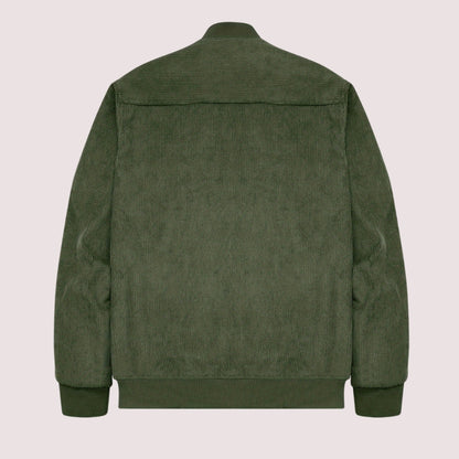 Blouson Baseball en Velours Côtelé pour Homme, Bomber Léger et Élégant