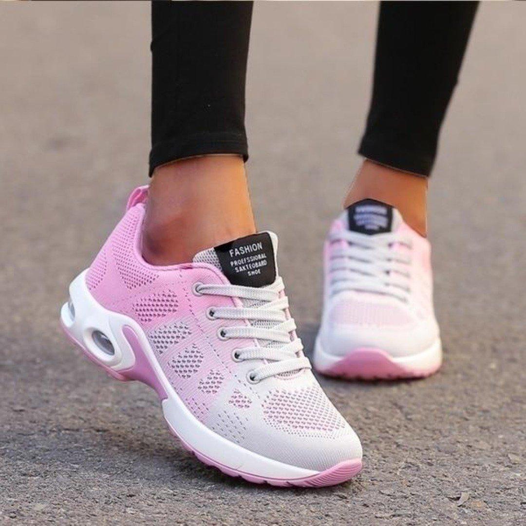 Chaussures de marche femme – Orthopédiques – Mesh respirant – Semelle amortissante