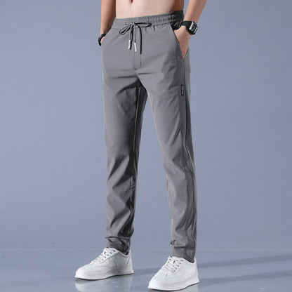 Pantalon Jogging Homme – Coupe Slim Fuselé – Taille Élastique avec Cordon – Tissu Respirant