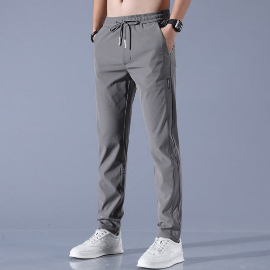 Pantalon Jogging Homme – Coupe Slim Fuselé – Taille Élastique avec Cordon – Tissu Respirant