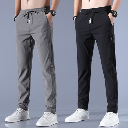 Pantalon Jogging Homme – Coupe Slim Fuselé – Taille Élastique avec Cordon – Tissu Respirant