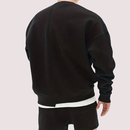 Sweat-shirt Homme Uni, Respirant et Élastique pour Usage Décontracté