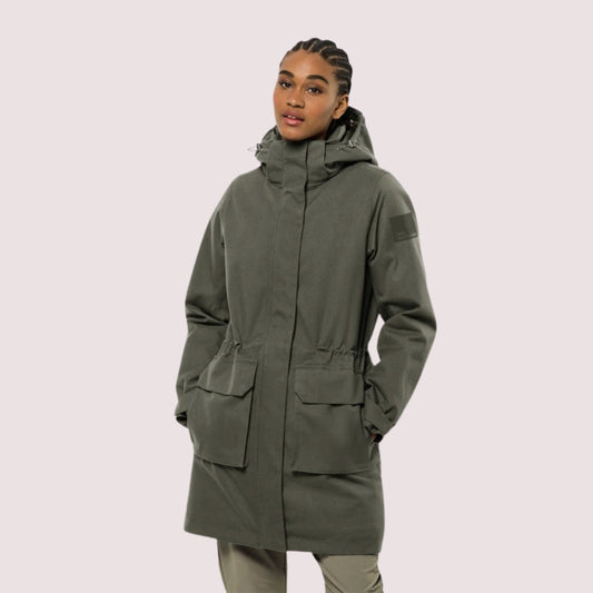 Veste Matelassée Mi-longue pour Femme