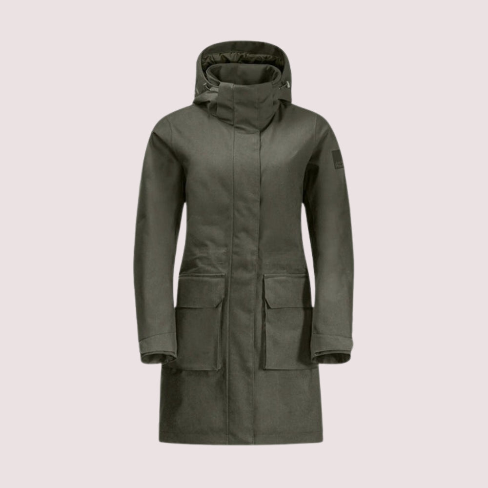 Veste Matelassée Mi-longue pour Femme